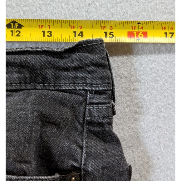 Levi's 505 Jeans Mens 30x32 Black Fade Straight Leg Regular Fit Mid Rise - Picture 9 of 10